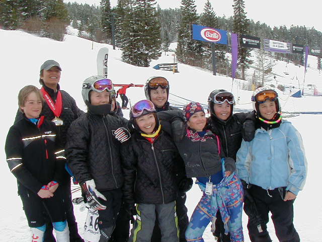Kim and Ski Club Vail Team