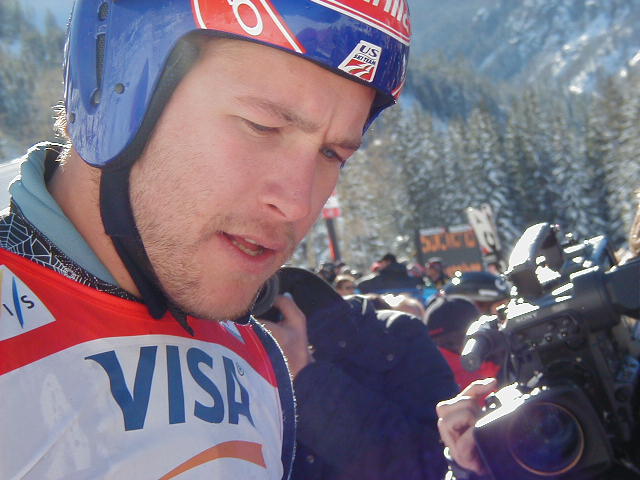 Bode after Downhill win